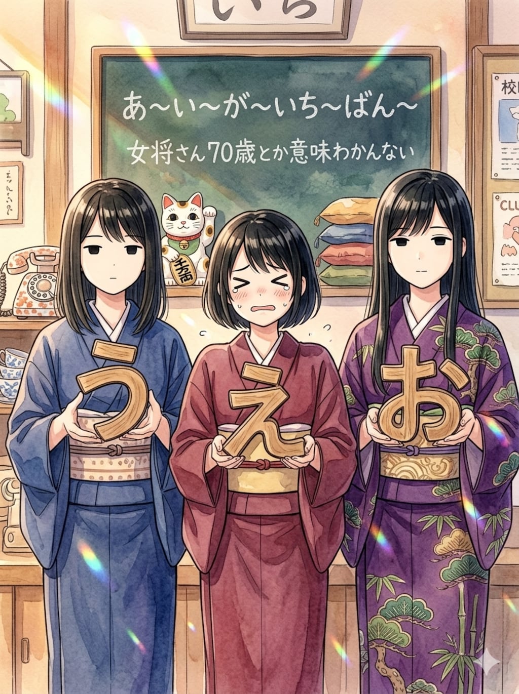 もしこの世から愛が無くなってしもたら、あ行は
