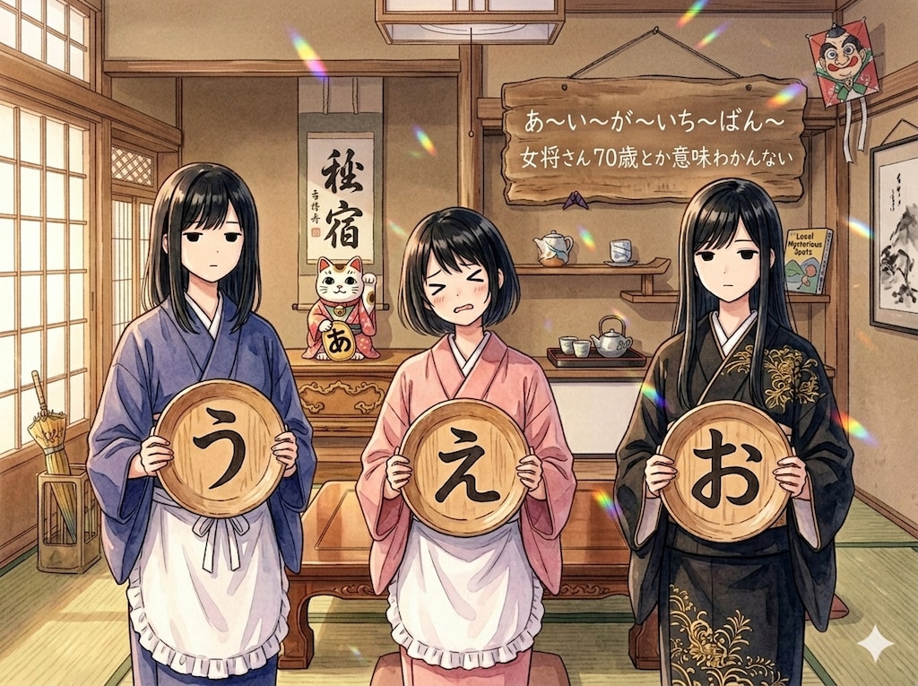 もしこの世から愛が無くなってしもたら、あ行は