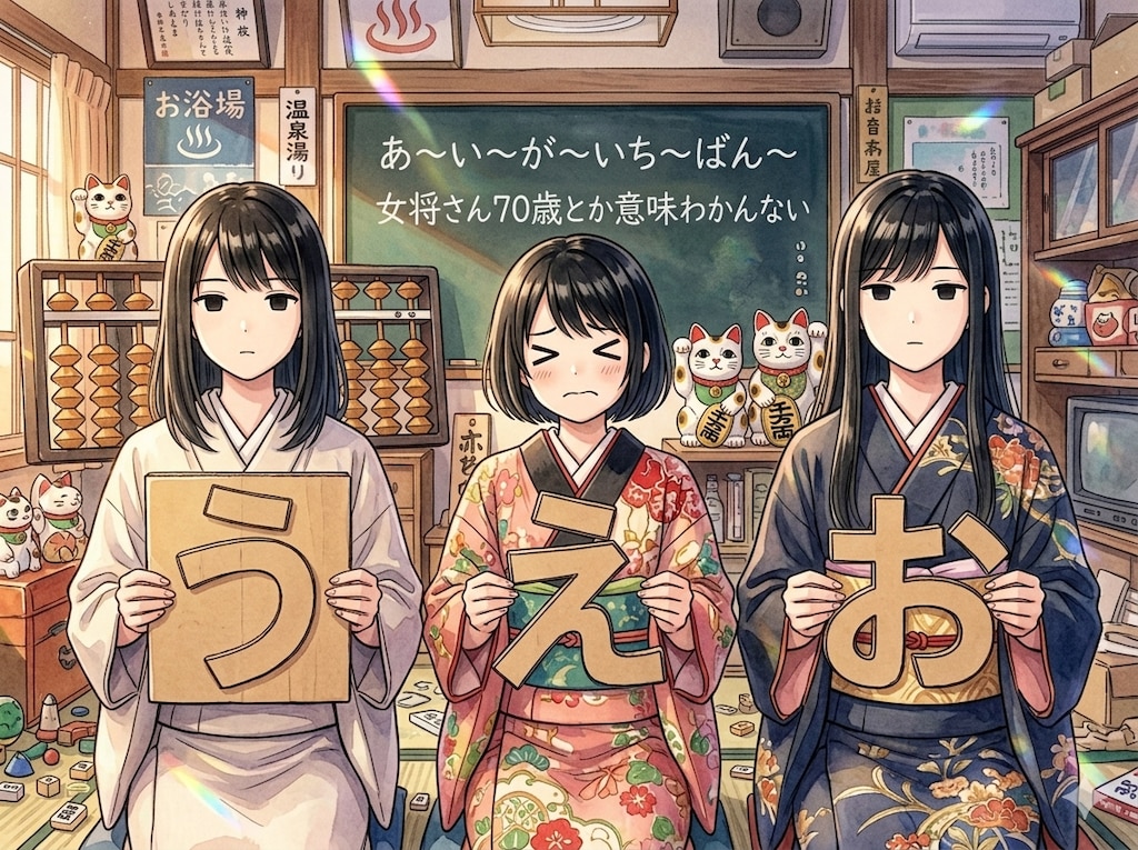 もしこの世から愛が無くなってしもたら、あ行は