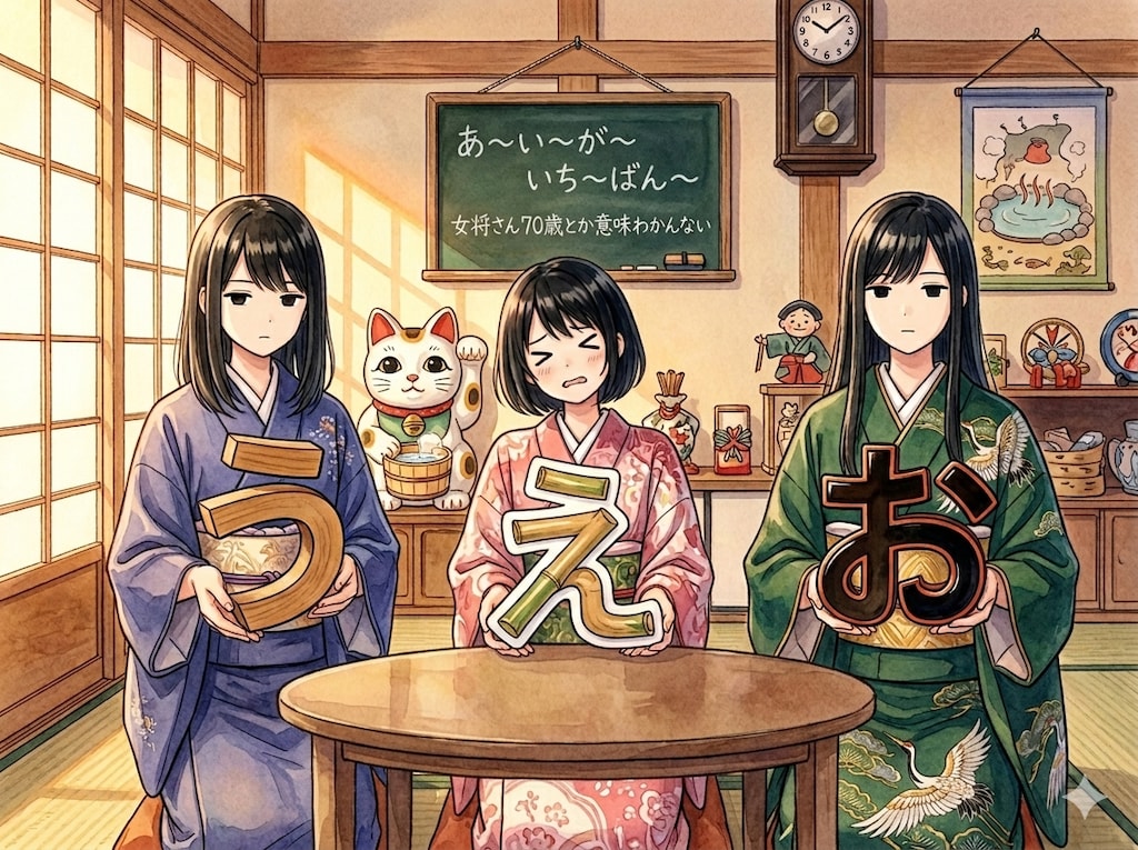 もしこの世から愛が無くなってしもたら、あ行は