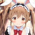 バニーメイドカフェでバイトしてる真白 6枚目