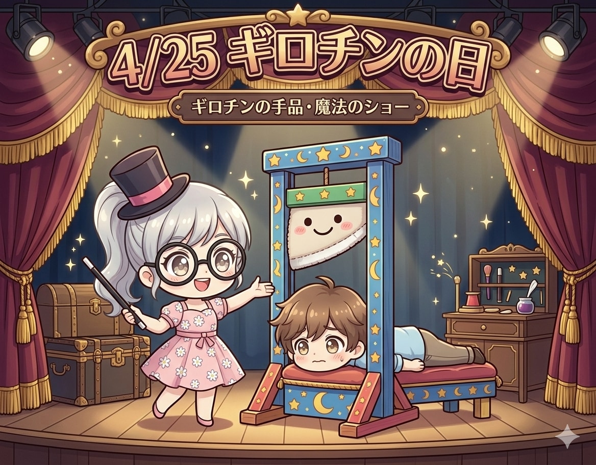 今日は「ギロチンの日」