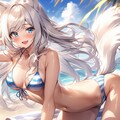 水着犬娘 3枚目