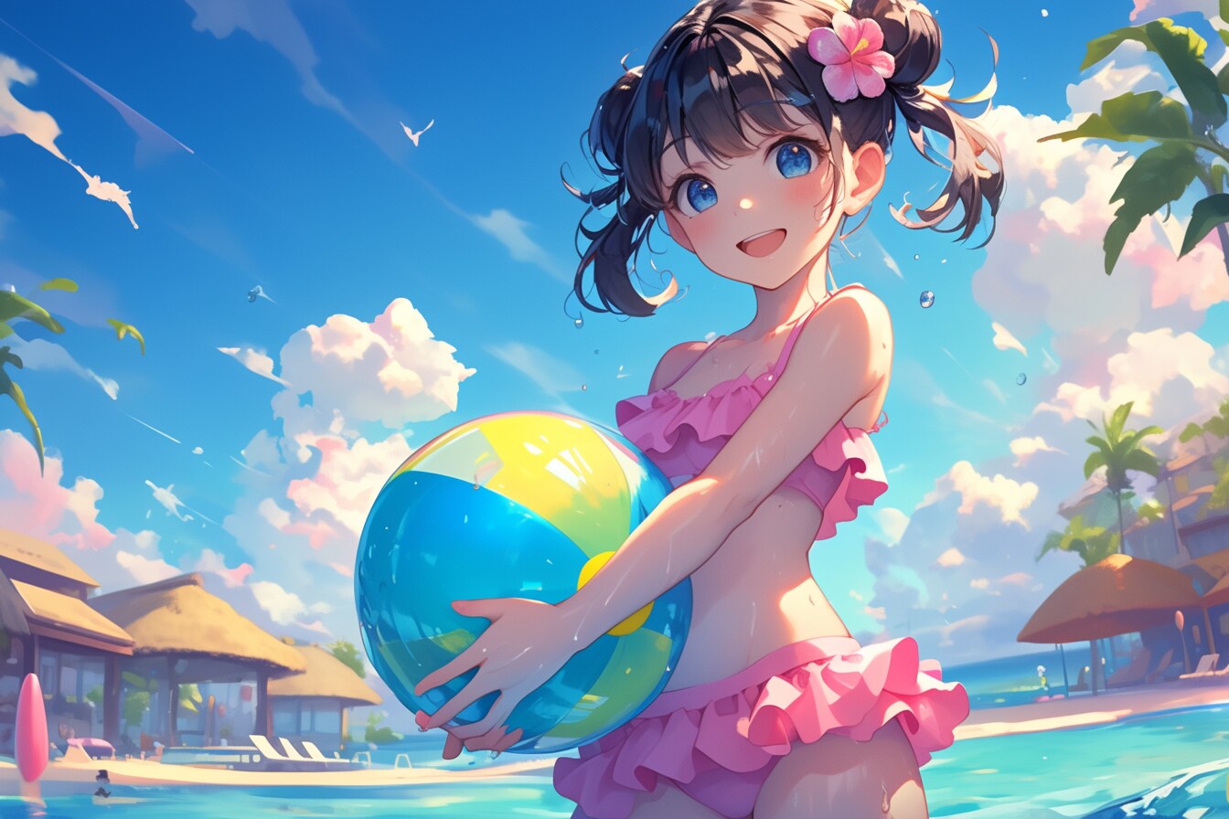 おだんごちゃん🍡✨の夏19 | の人気AIイラスト・グラビア