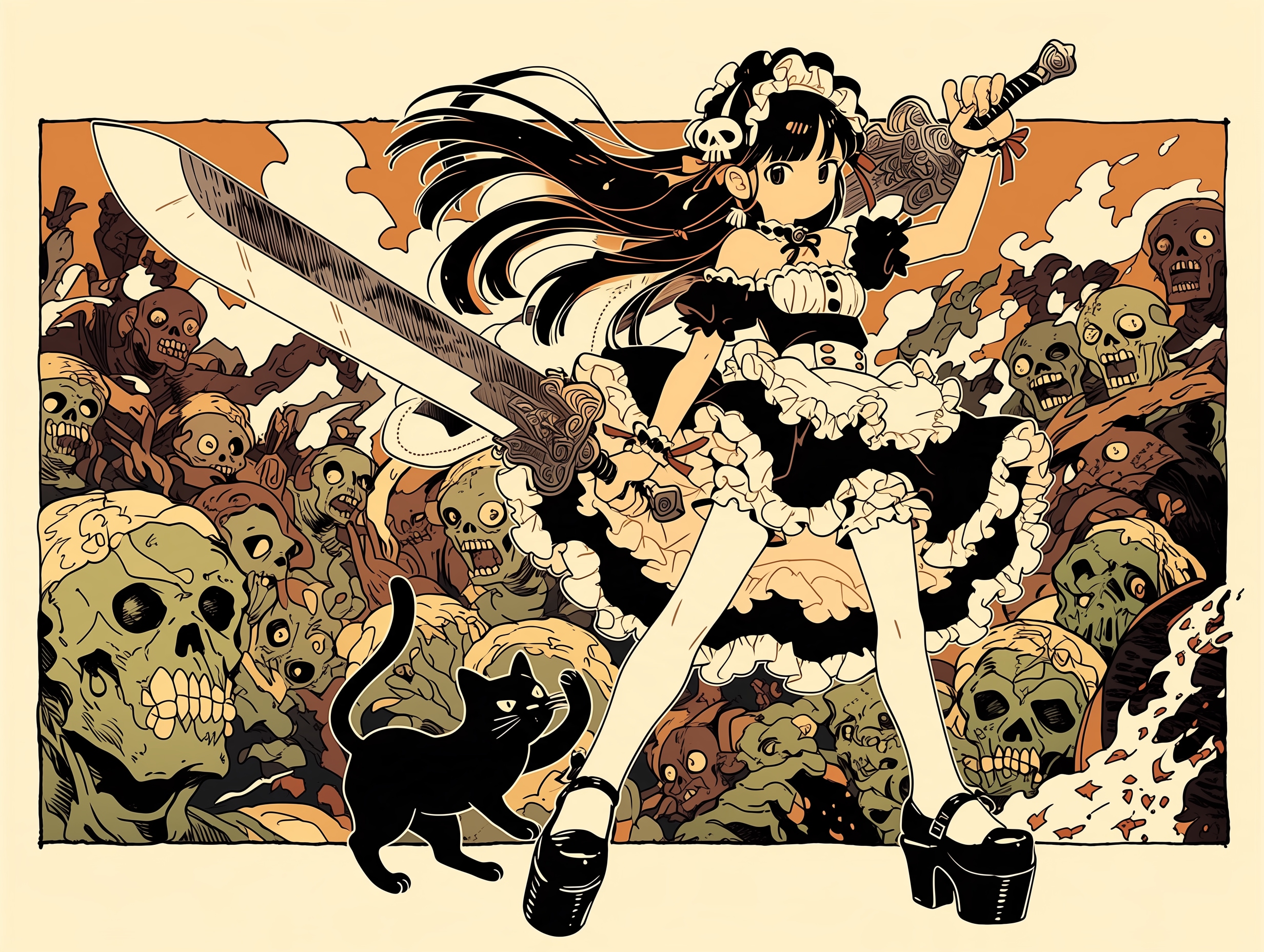 双剣！ | の人気AIイラスト・グラビア