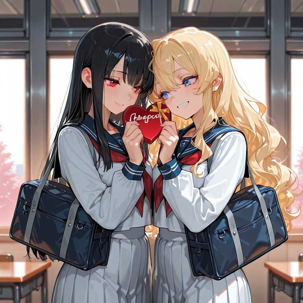 二人のバレンタイン | の人気AIイラスト・グラビア