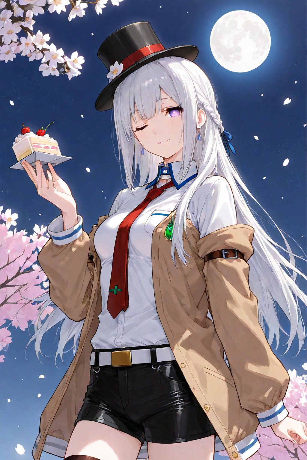 このケーキ本当にいいの❤️駅前の人気ケーキいつか食べてみたかったのよ❤️