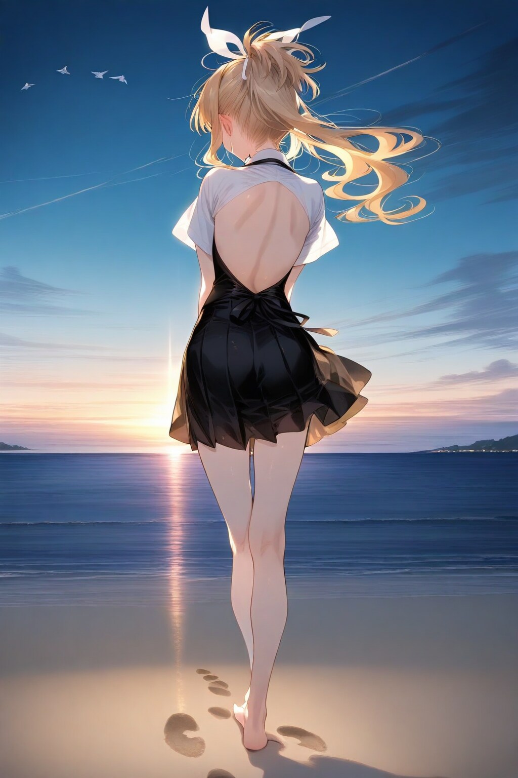海と少女