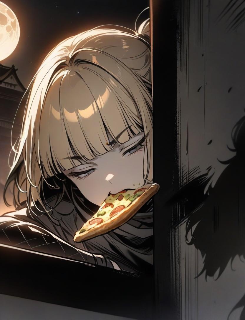 任務中もおピッツァ止められない系忍者ちゃん | の人気AIイラスト・グラビア