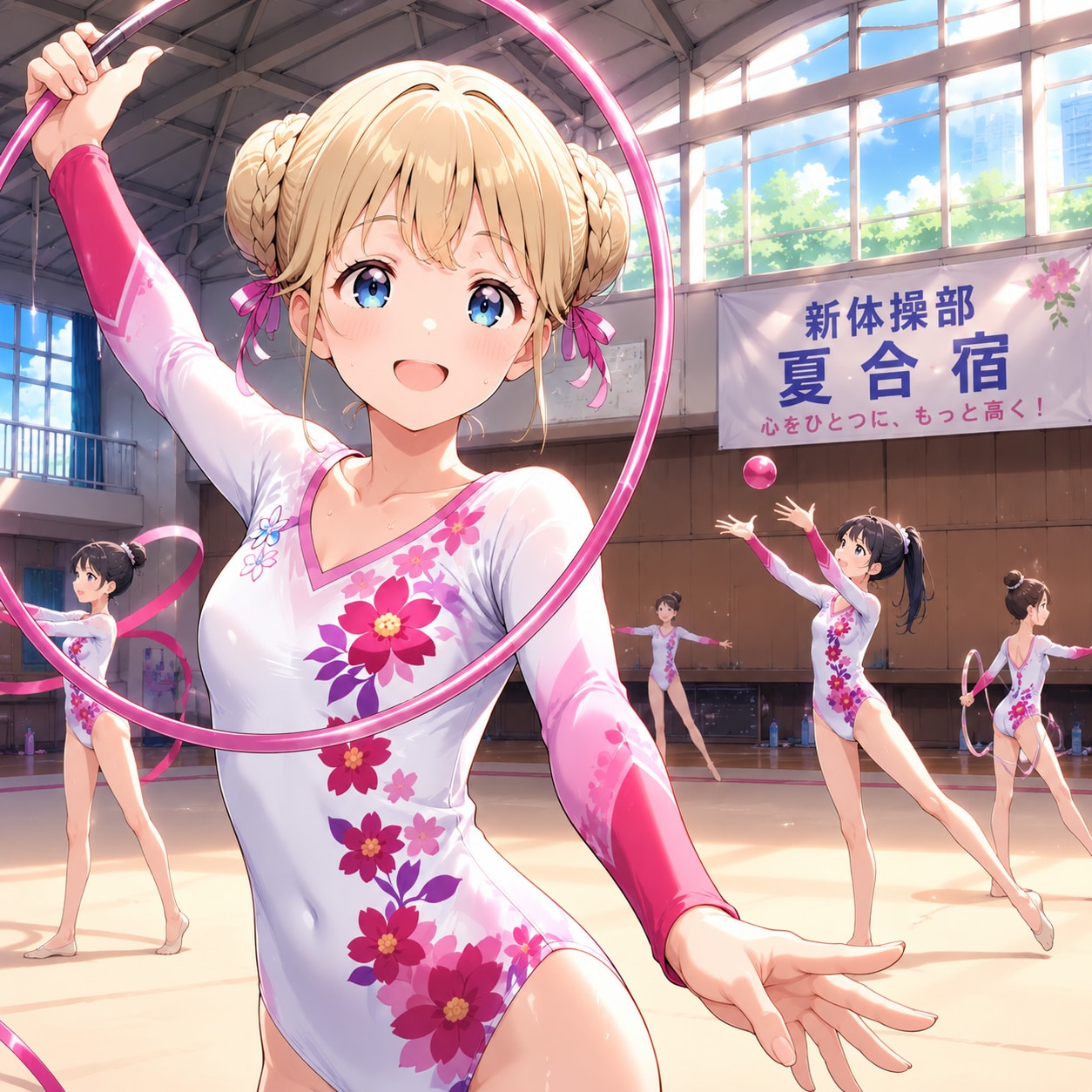 新体操部の瑛梨ちゃん✨２１５（夏合宿中！）