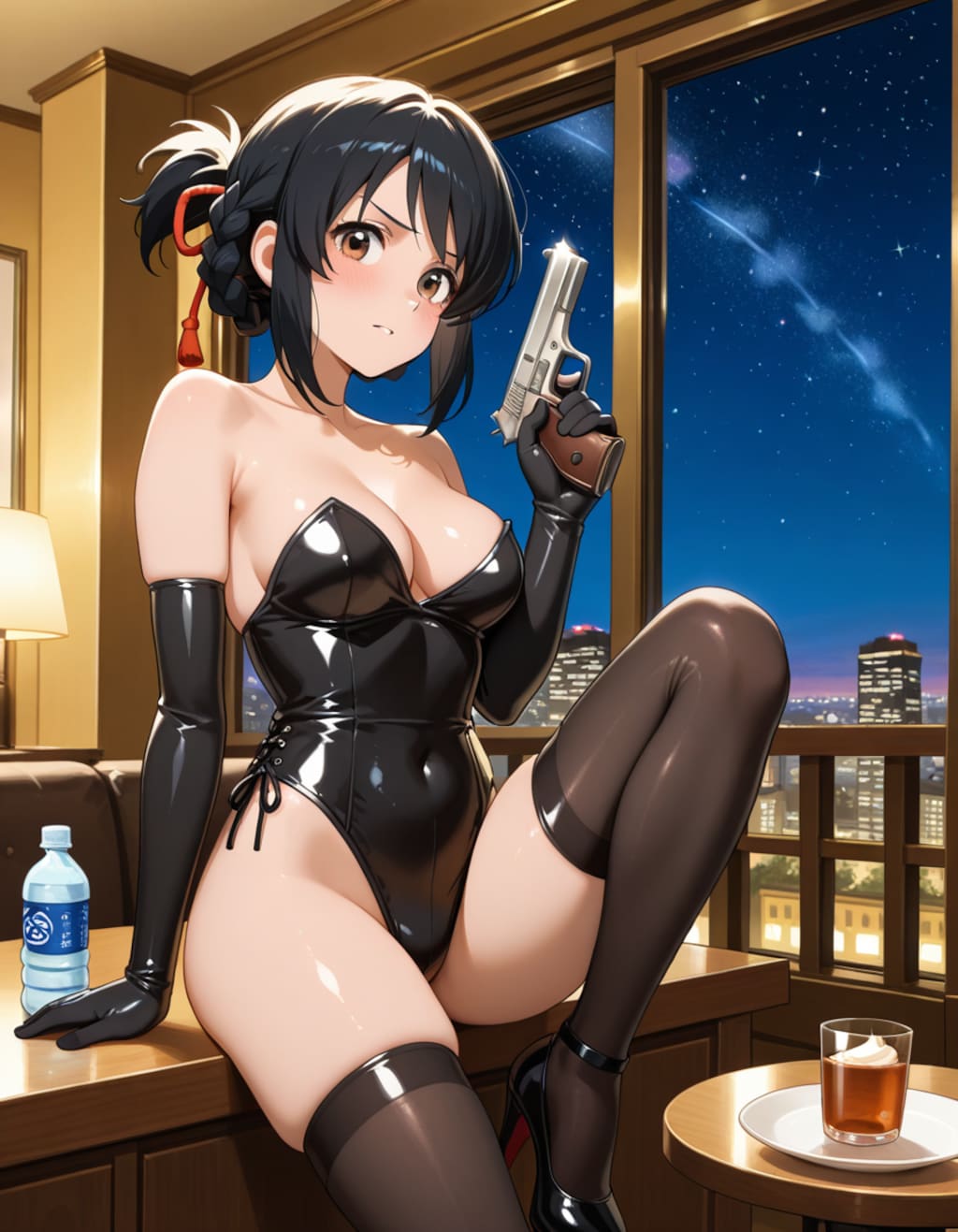 スパイ衣装の三葉