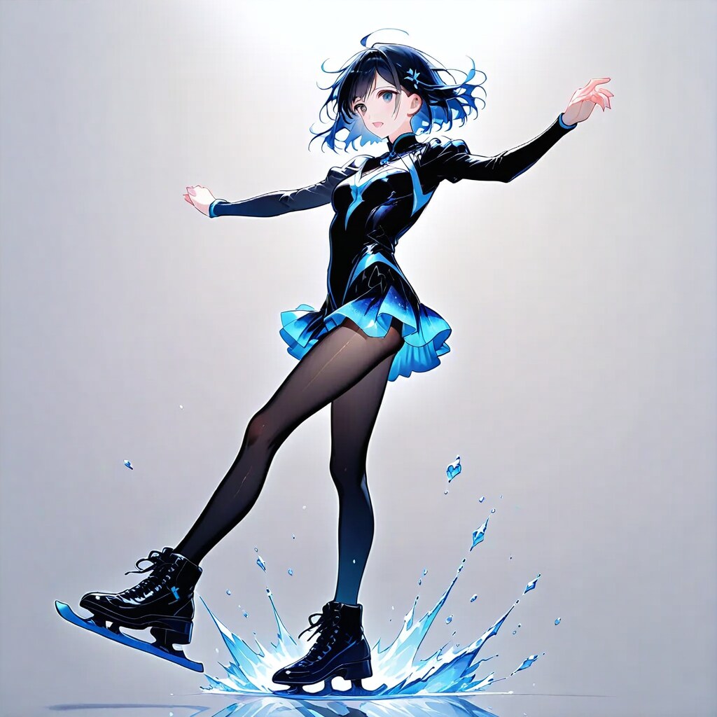 着地の瞬間 | の人気AIイラスト・グラビア