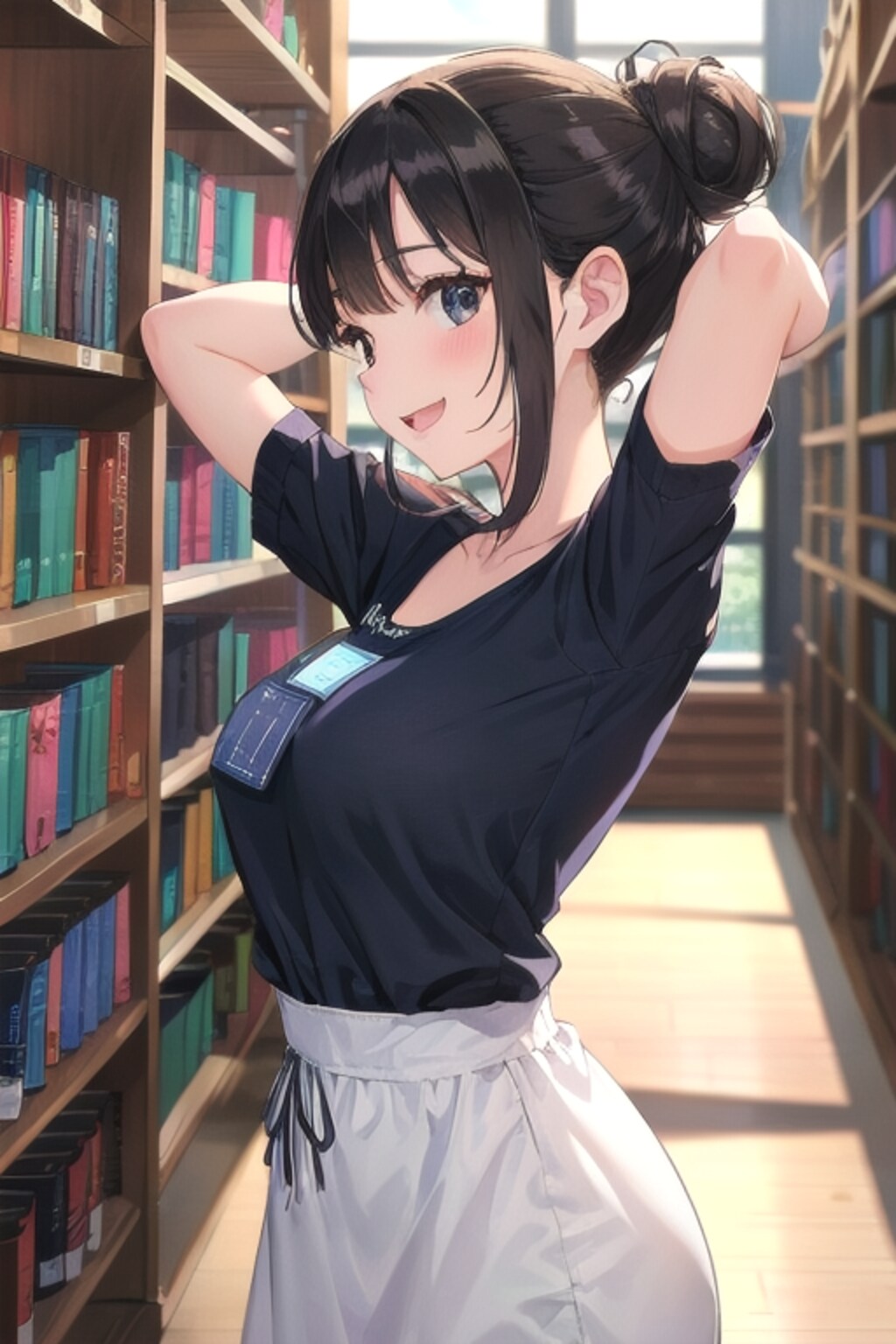 そうだねぇ、もうちょっとだけがんばってみたら?若々しい希望を分けてくれる司書さん