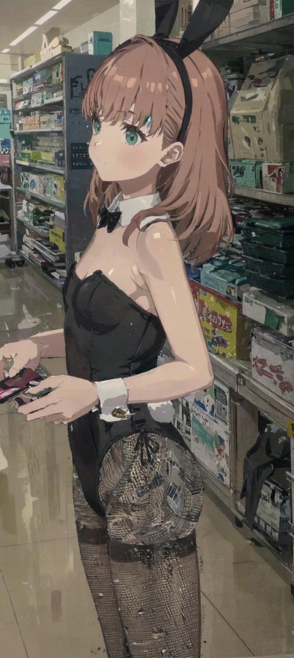 スクールアイドルのバニーガールのすがた_20240120_2