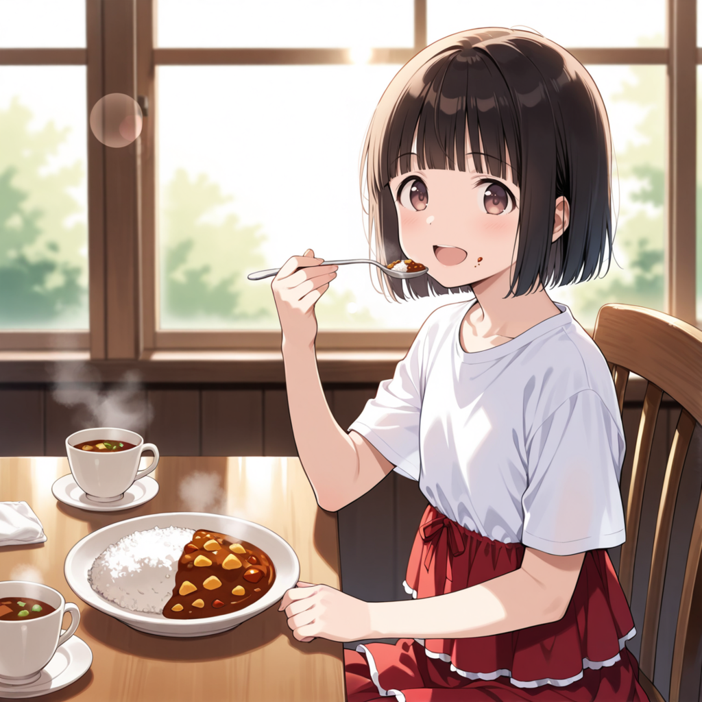 わたしカレーだ～～いすき！