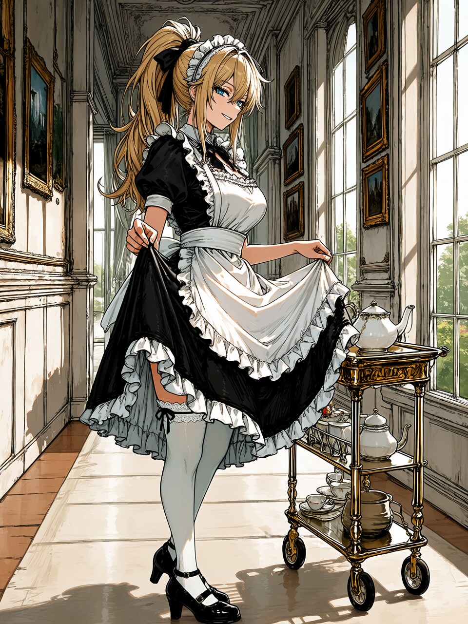 ごきげんよう、エルメンヒルトさん | の人気AIイラスト・グラビア
