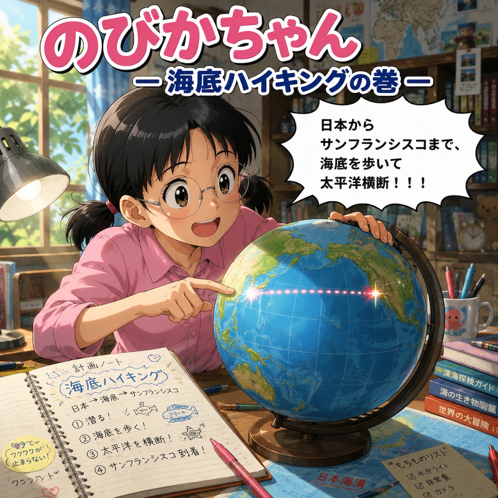 のびかちゃん海底ハイキングの巻