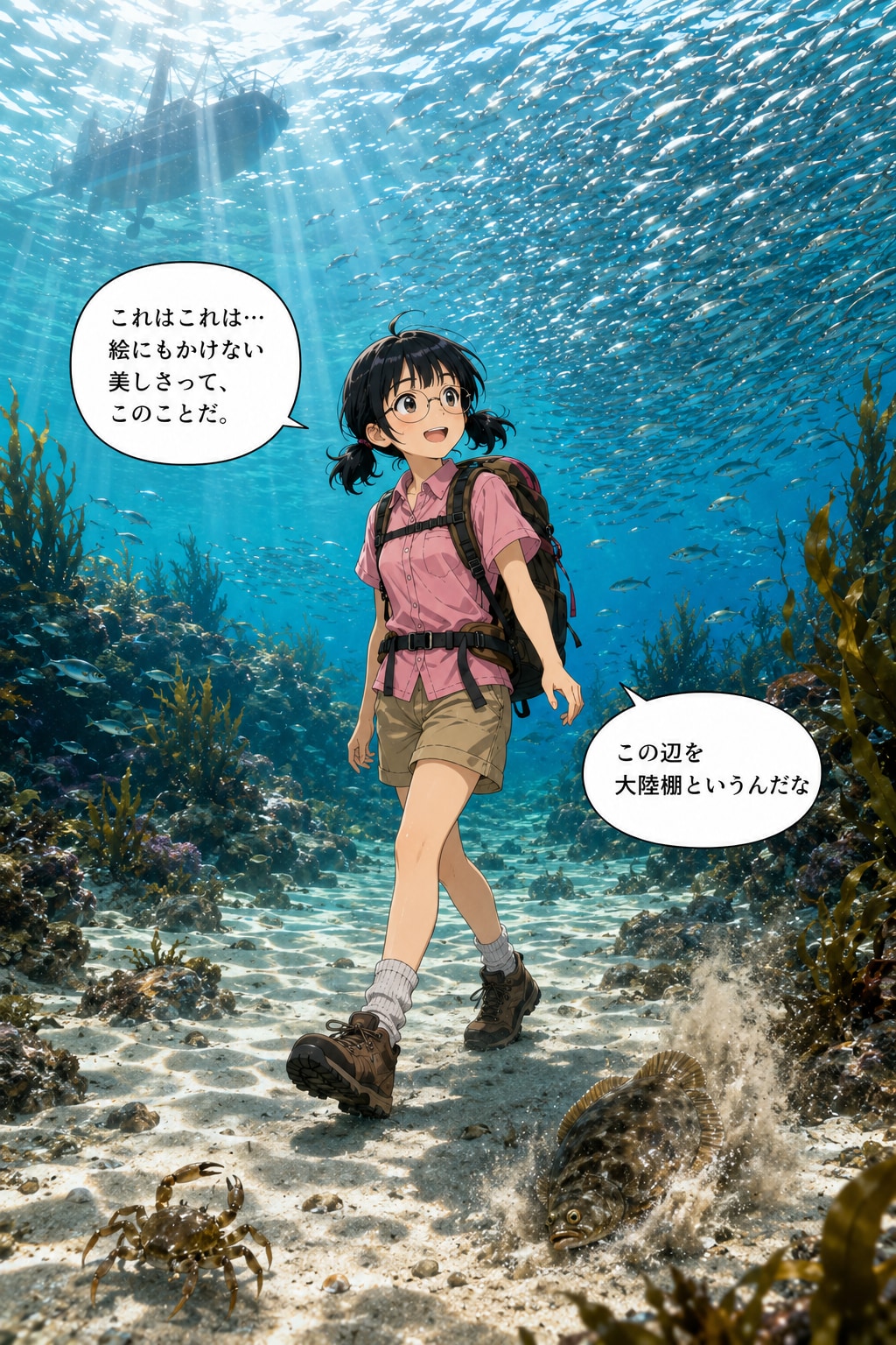 のびかちゃん海底ハイキングの巻
