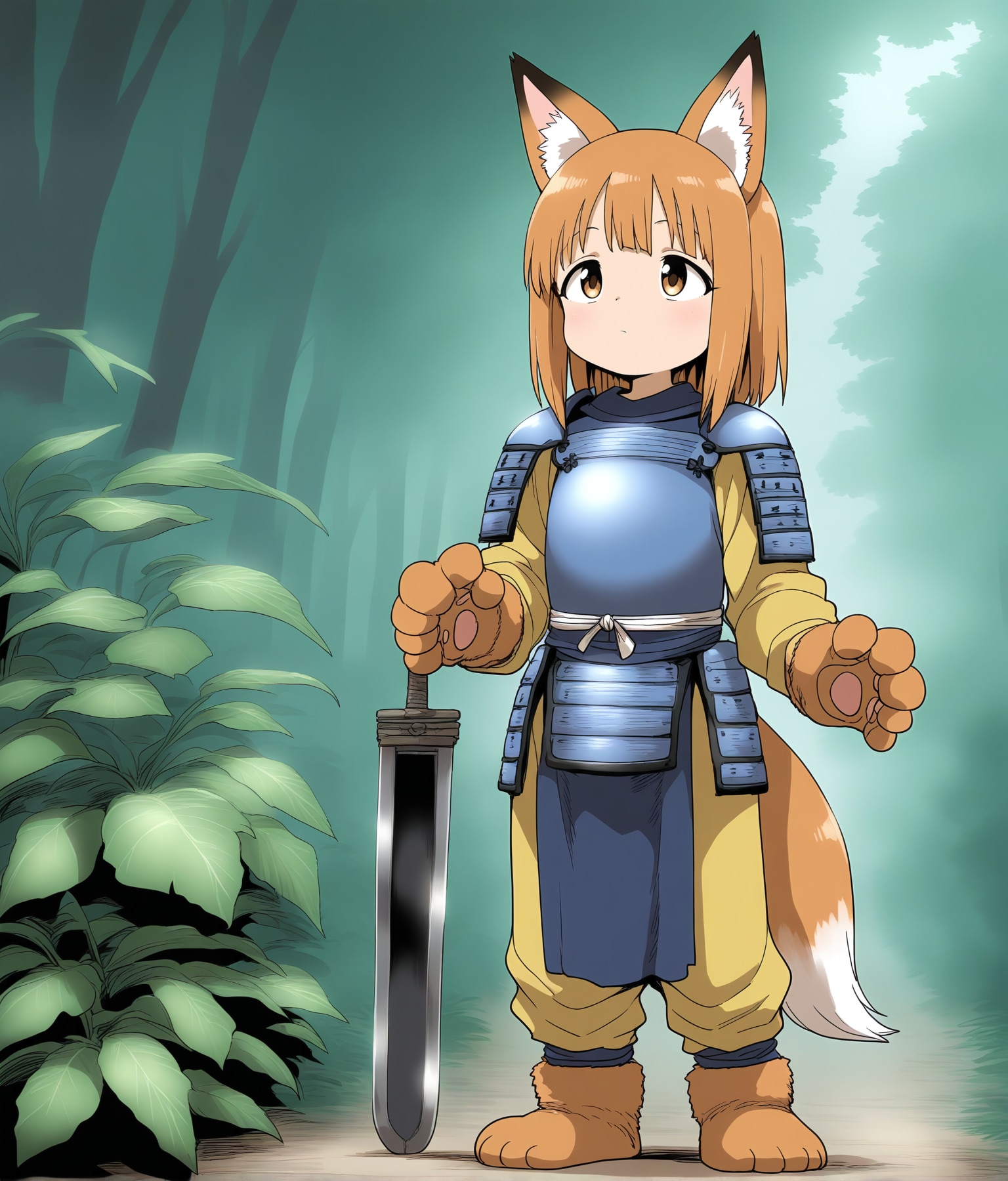 和風の猫傭兵 | の人気AIイラスト・グラビア