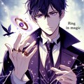 指輪で魔法を発動させる、黒髪短髪男性★その1(12枚) 2枚目