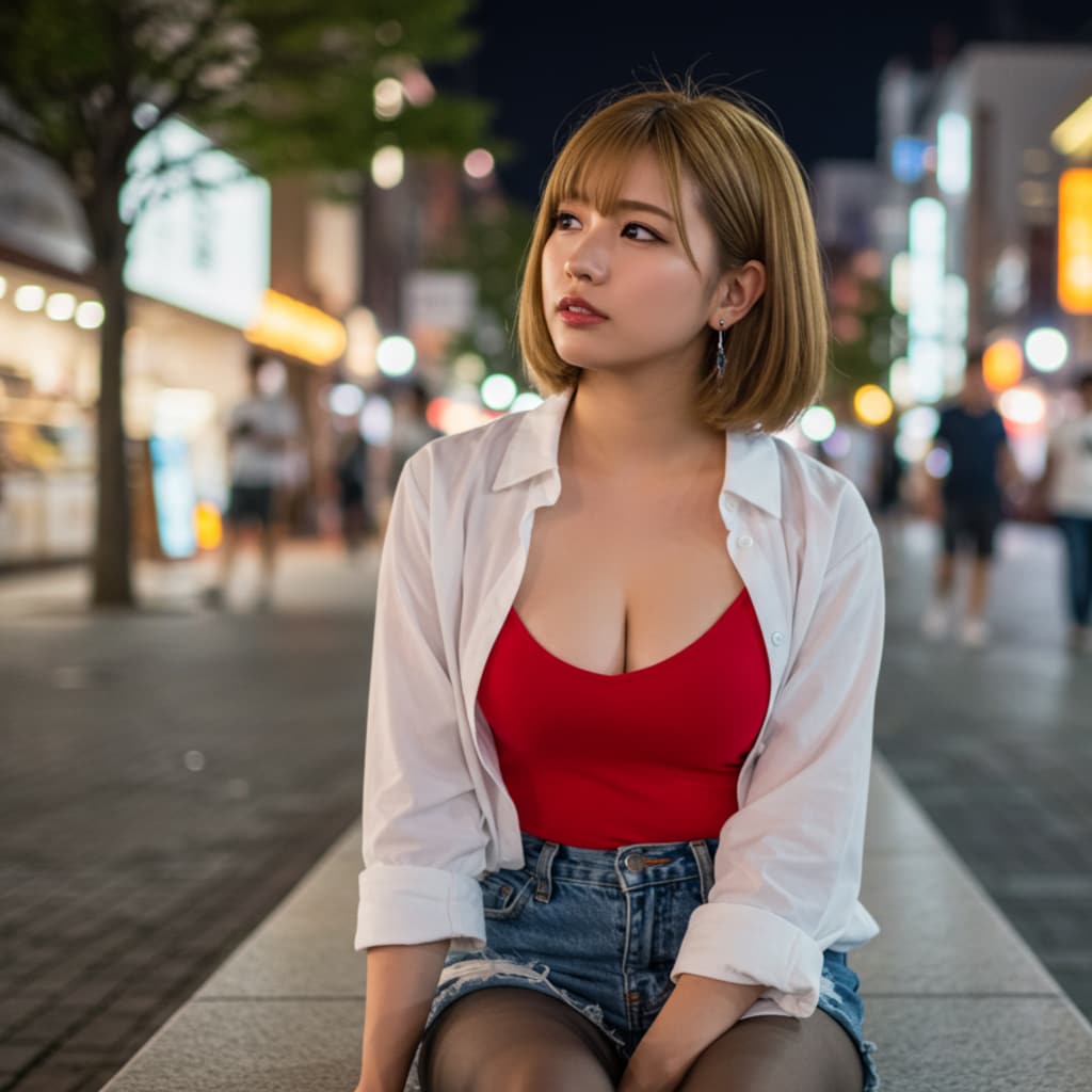 夜の街　どうしようかな・・・