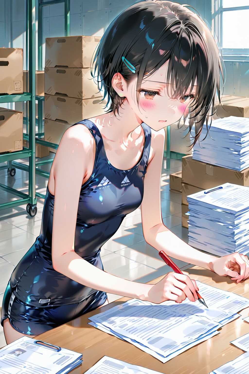仕事が終わりません…( ；∀；)