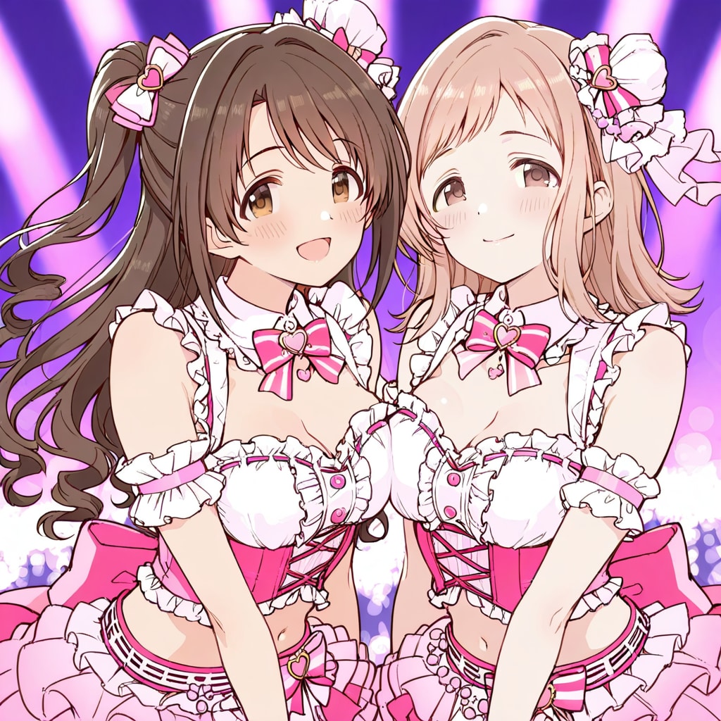 島村卯月＆櫻木真乃のライブ