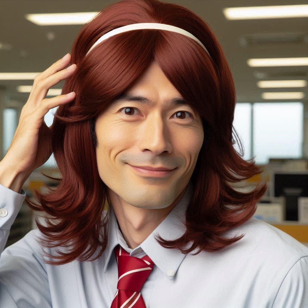 レンちゃんヘアーのハゲ部長