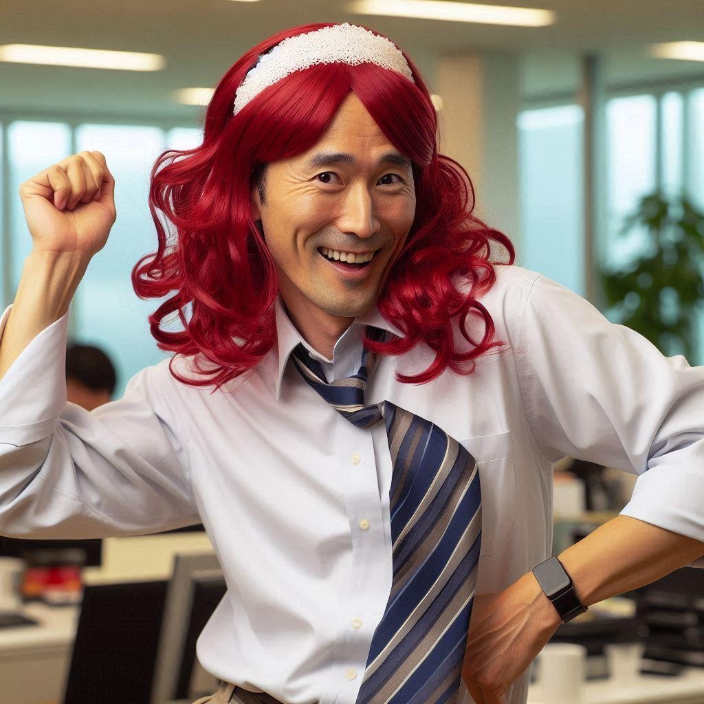 レンちゃんヘアーのハゲ部長