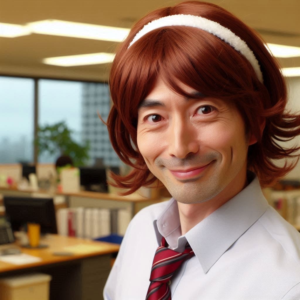 レンちゃんヘアーのハゲ部長