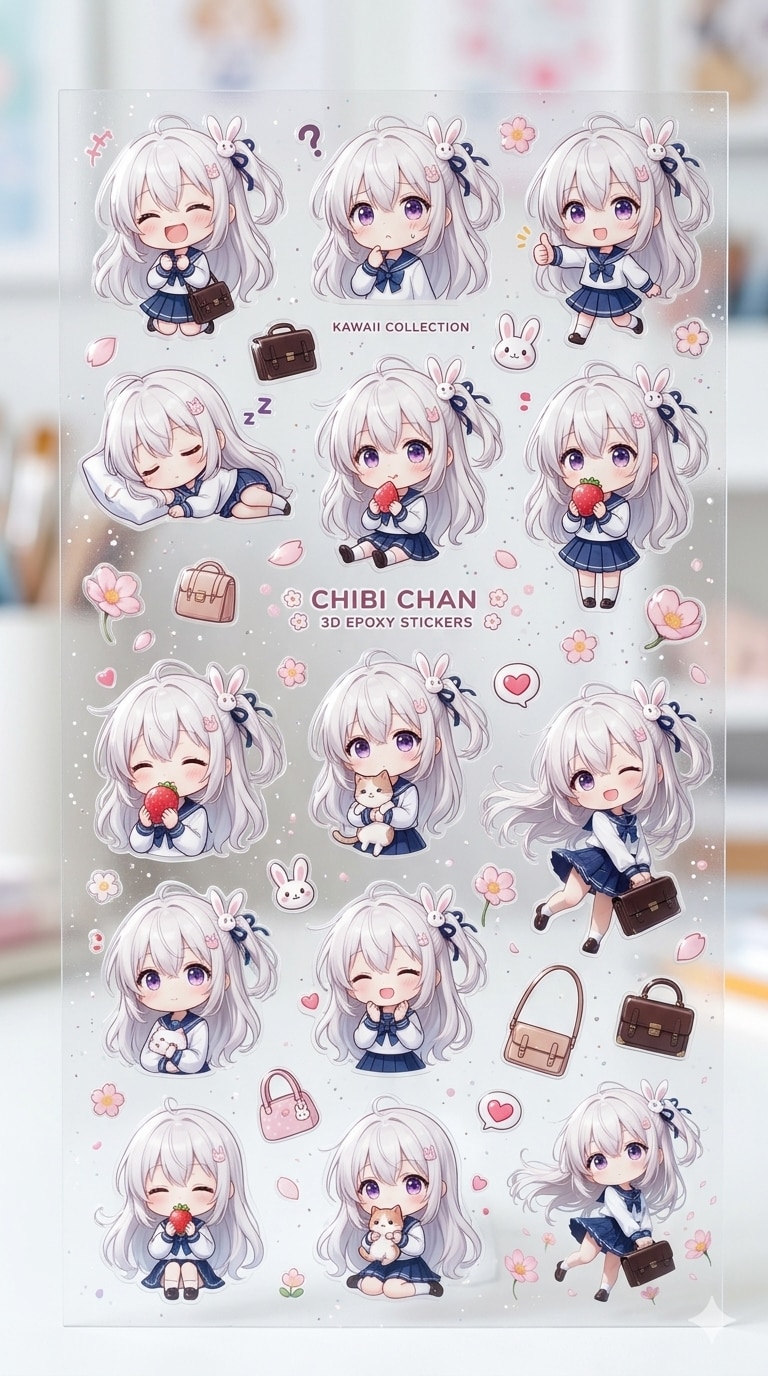 たれ目ちゃんシール | の人気AIイラスト・グラビア