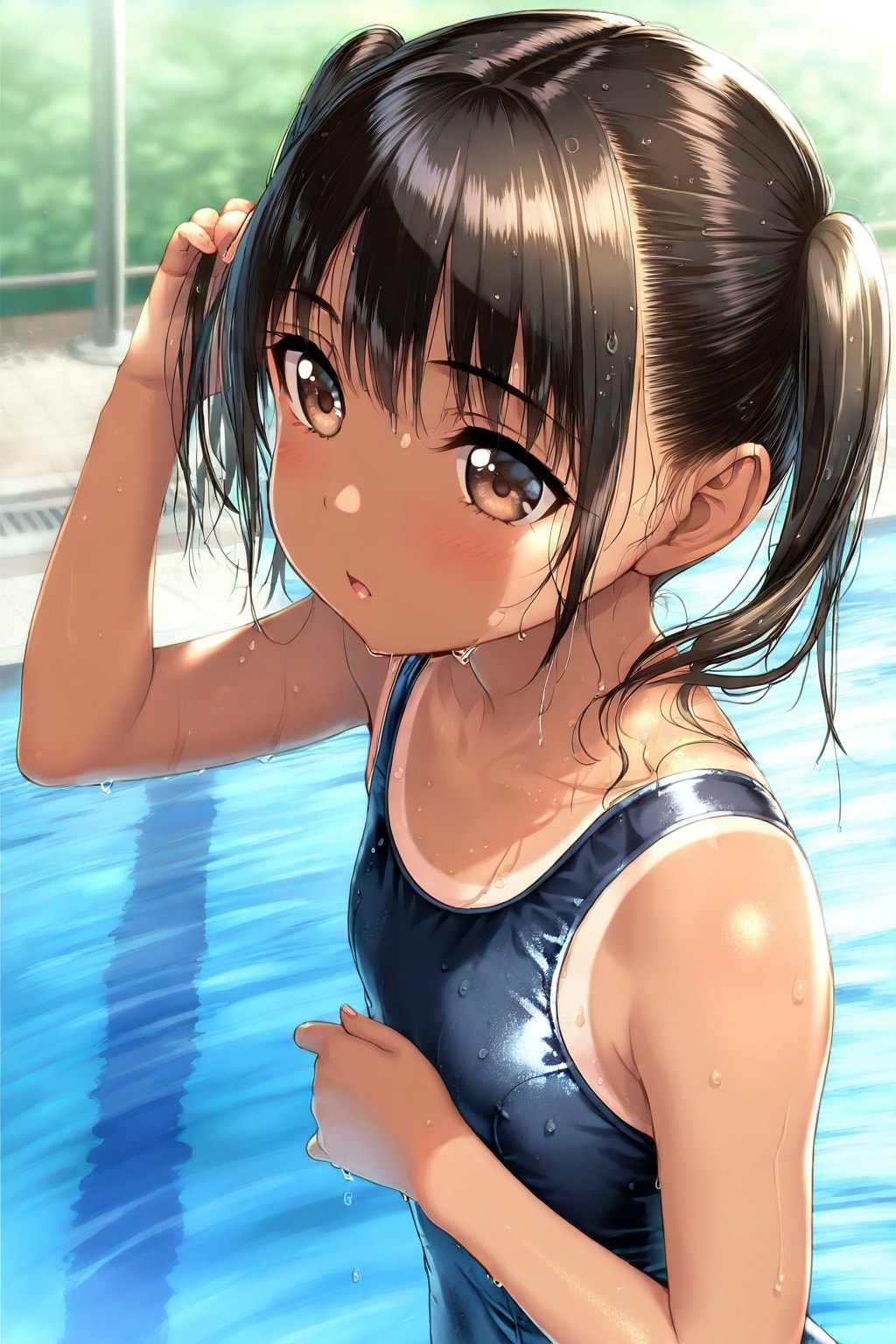 スク水美少女