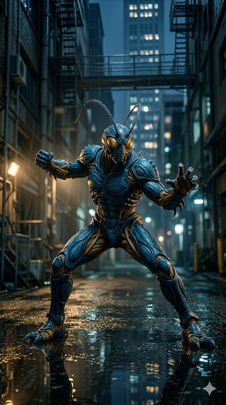 青い怪人 #1 | の人気AIイラスト・グラビア