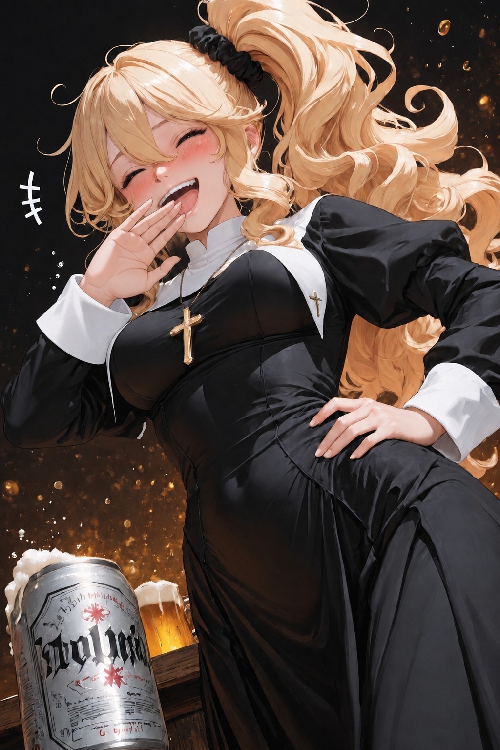 Beautiful Sister - No Alcohol No Life（追放シスター「Thank God！お酒の力は偉大ですわ 神様♪」）