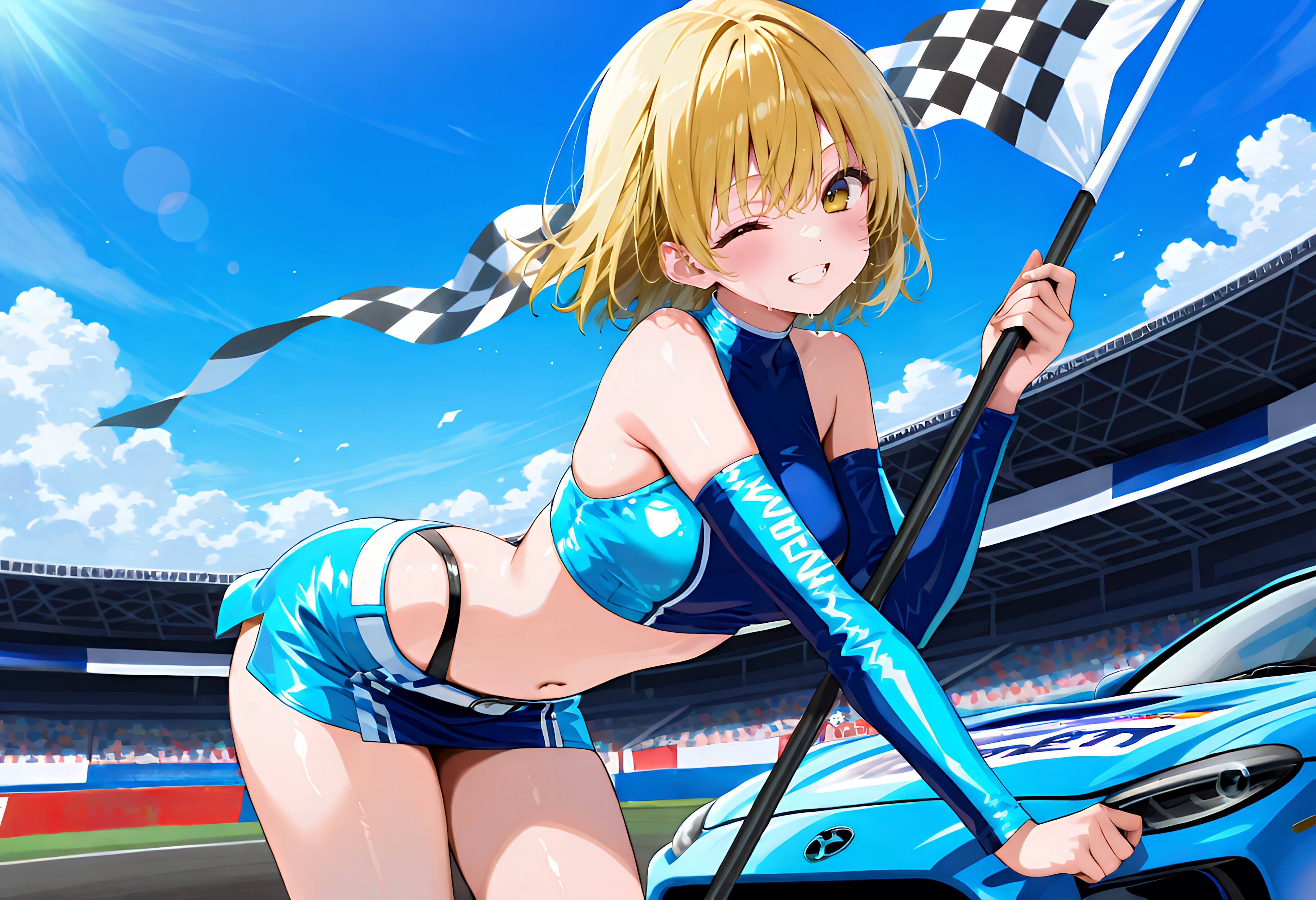 レースには姫がいる