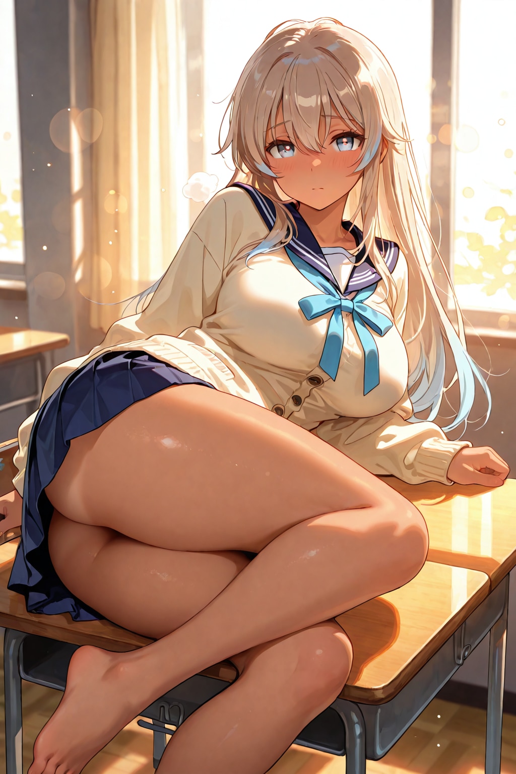 ポニーテールちゃん褐色ライトブラウン仕様