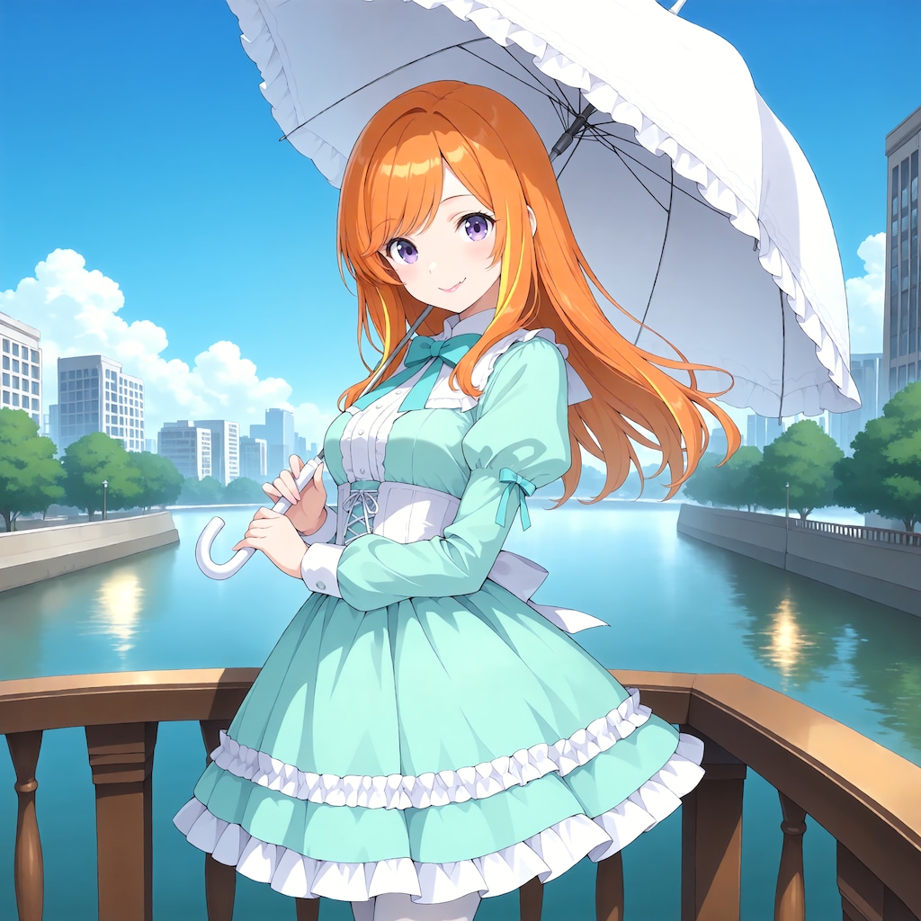 夏のロリータファッション