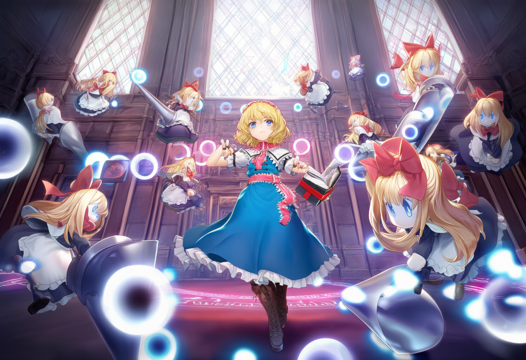 東方　アリス・マーガトロイド　弾幕ごっこ　ワイド版