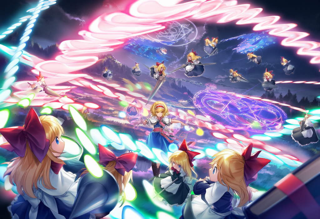 東方　アリス・マーガトロイド　弾幕ごっこ　ワイド版