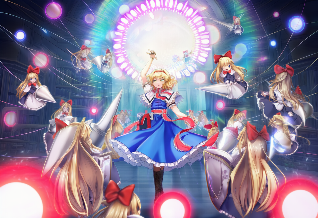 東方　アリス・マーガトロイド　弾幕ごっこ　ワイド版