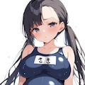 巨乳スク水妊婦さん 5枚目