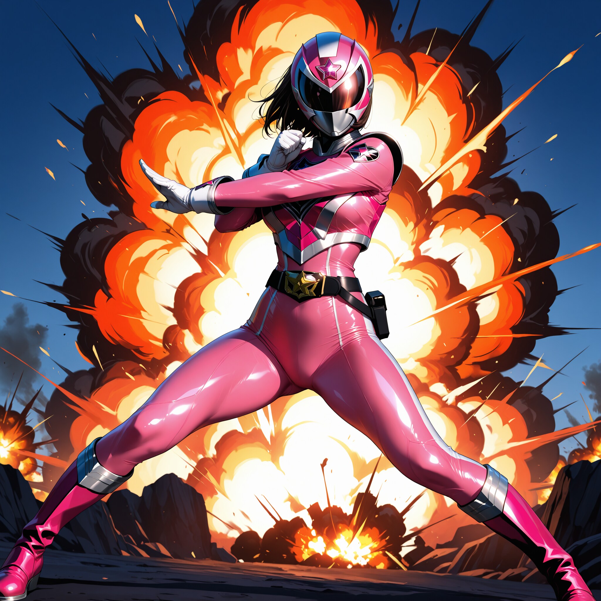 戦隊ヒロイン | の人気AIイラスト・グラビア