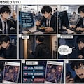 第3話「時間が足りない」ＡＩイラストバトル開幕～俺とイマ～(公式企画「ちちぷいマンガ祭り」参戦作品) 2枚目