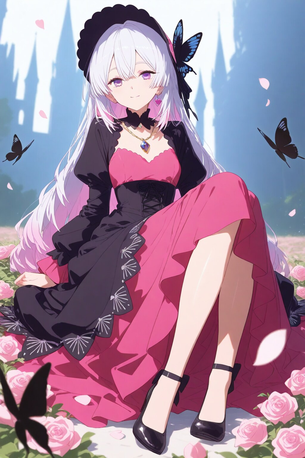 Noir aime Rose.