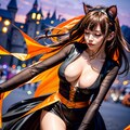 🎊🎉ハロウィンナイトに猫みみ怪盗が二人🎉🎊 2枚目