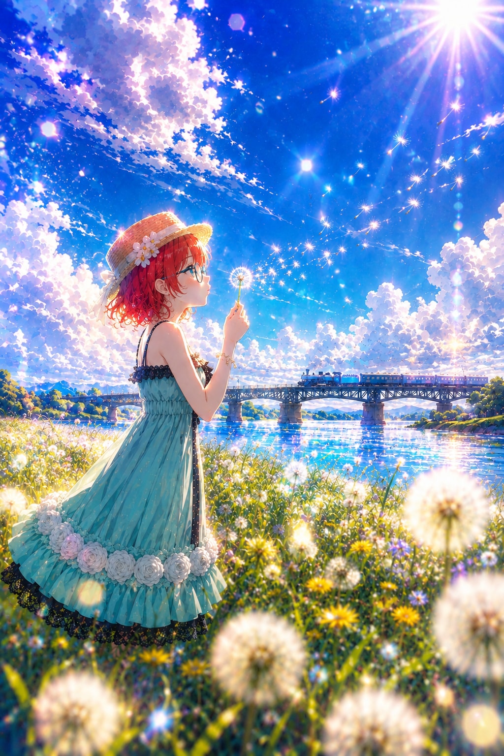 夏空へ、ひとひらの願いを