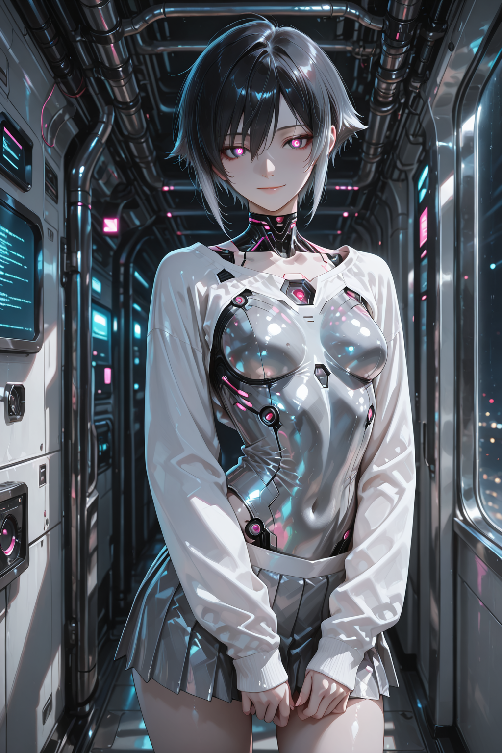 「ロ」→「ロボットかのじょ」パンダまん