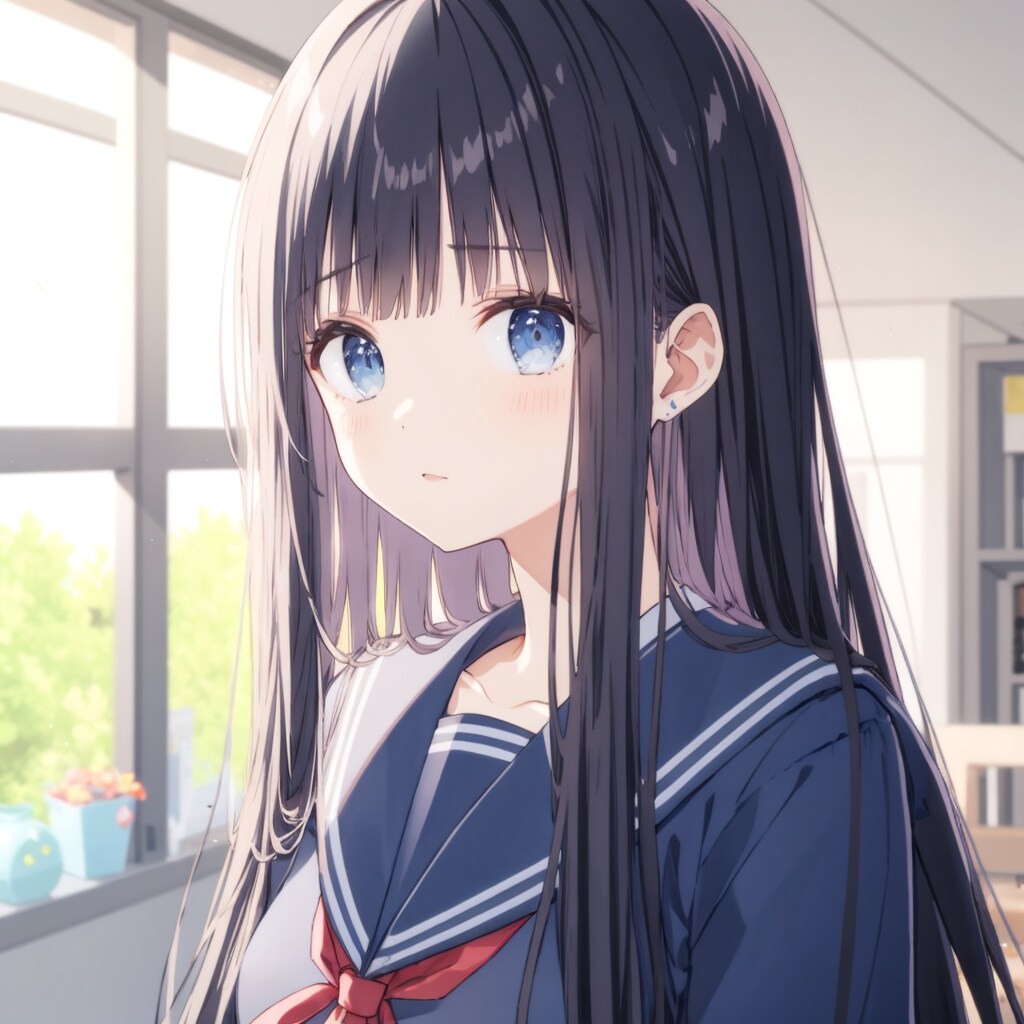 なんか顔に付いてる？ | の人気AIイラスト・グラビア