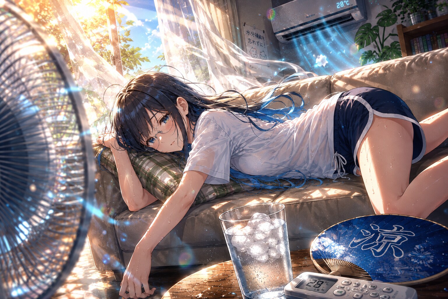 冷房28℃、わたし限界。