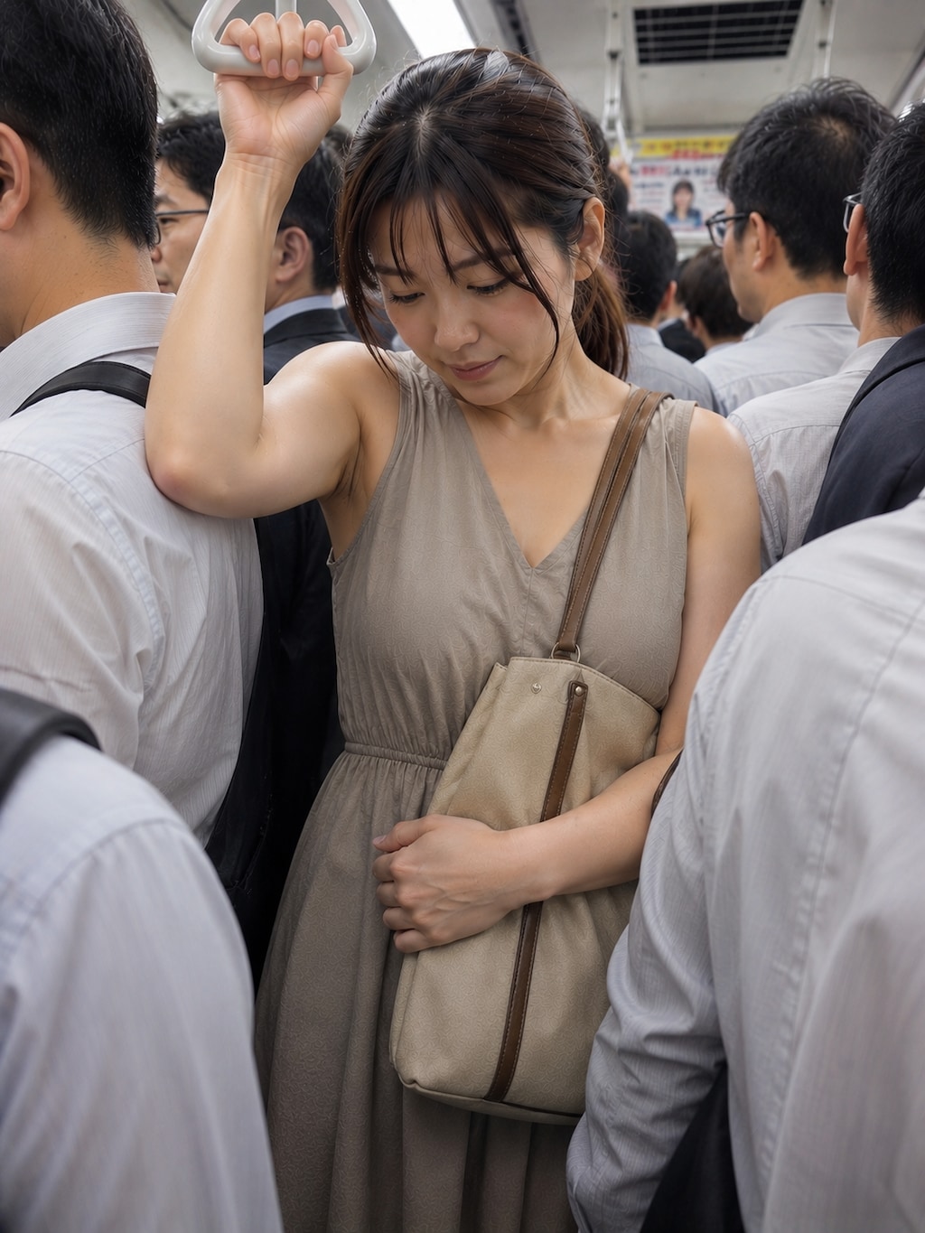 通勤電車脇チラ